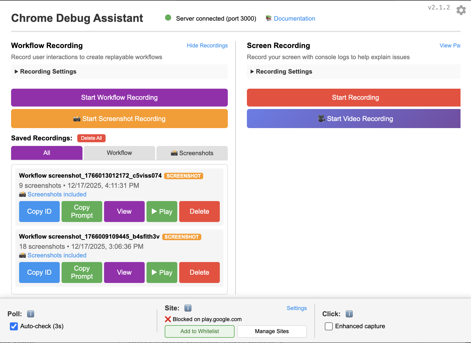ChromeDebug Extension